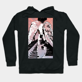 she’s a fallen angel walking with grace honey Hoodie